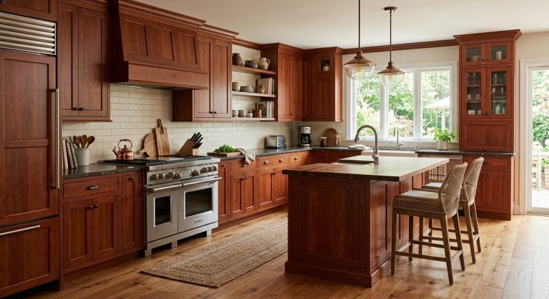 Cherry Cabinet Remodeling in Kokomo, IN