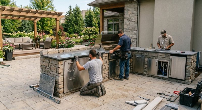 Outdoor Kitchen Construction in Charleston, SC