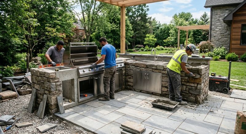 Outdoor Kitchen Remodeling in Houston, TX